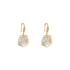 Unique Design Camellia Flower Earrings