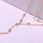 Exaggerated Geometric Tassel Bead Necklace