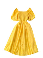 Bohemia Flared Sleeve Stretchy Embroidered Dress