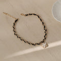 Camellia Metal Clasp Necklace