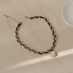 Camellia Metal Clasp Necklace