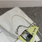 Soft-sided Solid Color Handbag