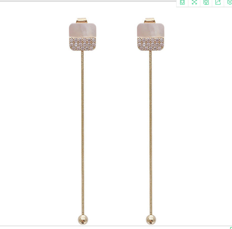 Square Ear String Pendant