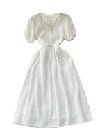 Sweetie White Lace Trim Dress