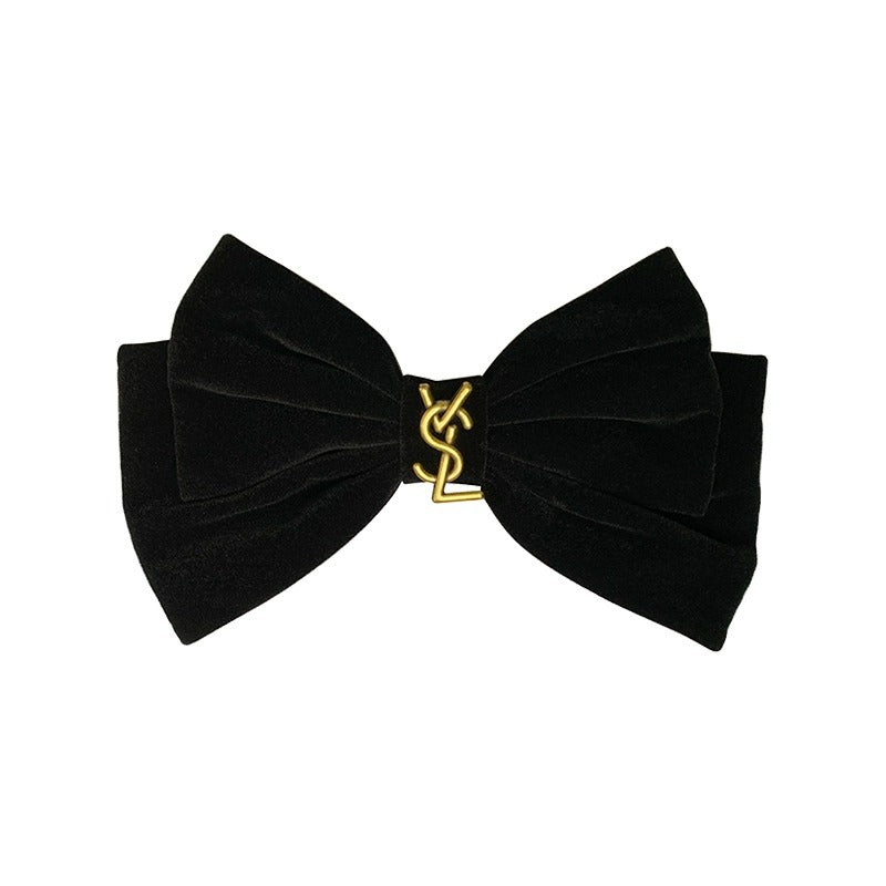 Vintage Black Velvet Hair Accessories