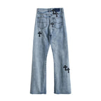 Patch Micro Flared Jeans