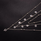 Cactus Pendant Multi-Layered Necklace