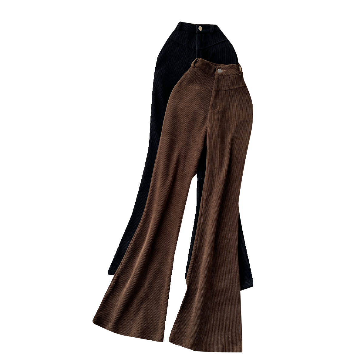 Vintage Corduroy Flared Trousers