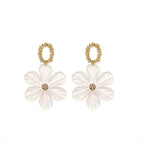 Mori Resin Flower Earrings