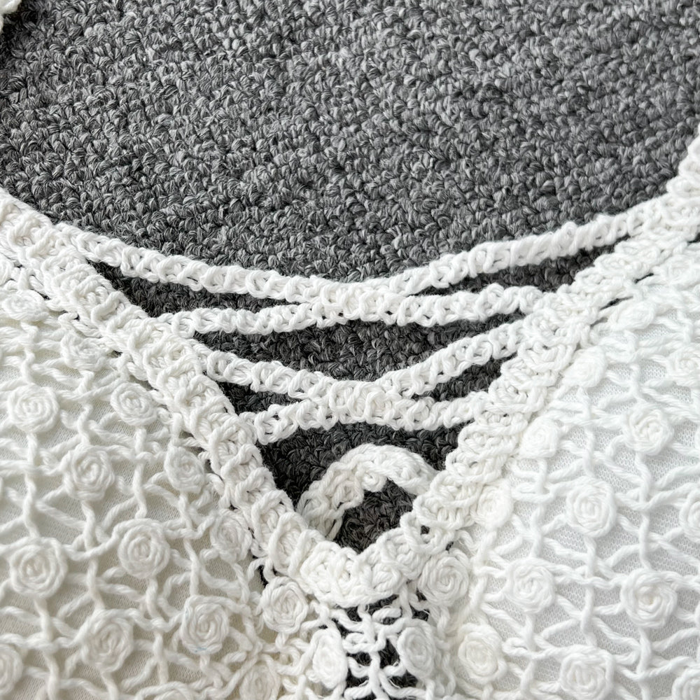 Knitted Halter Top& Wide-leg Shorts 2Pcs