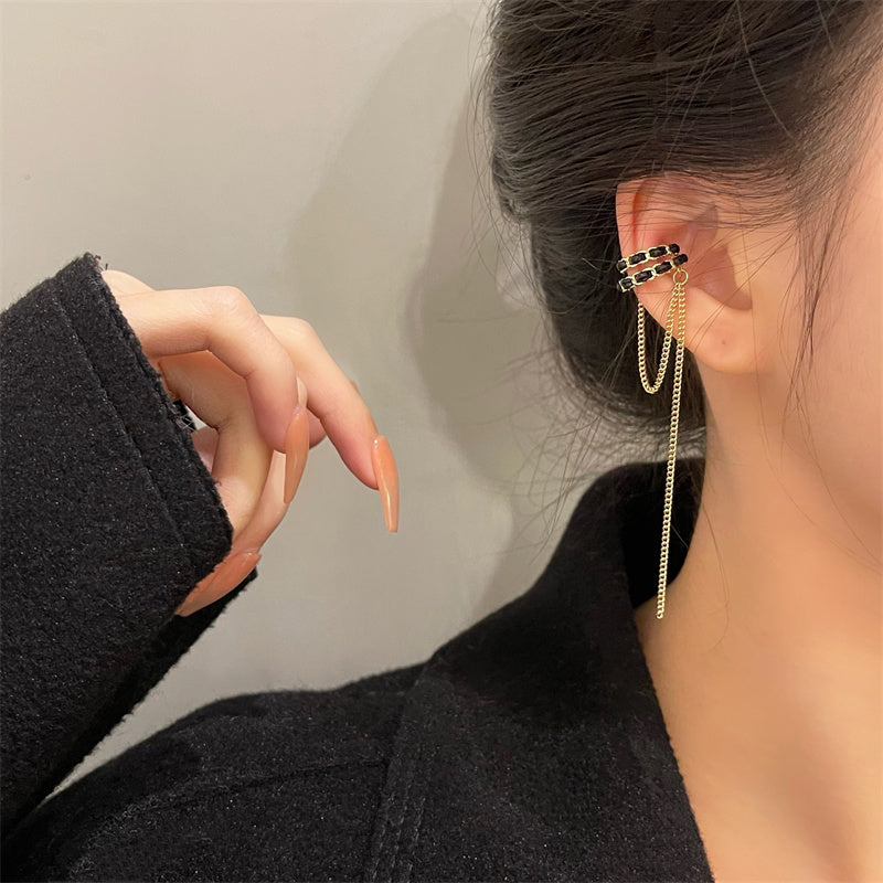 Mori Long Tassel Ear Clips