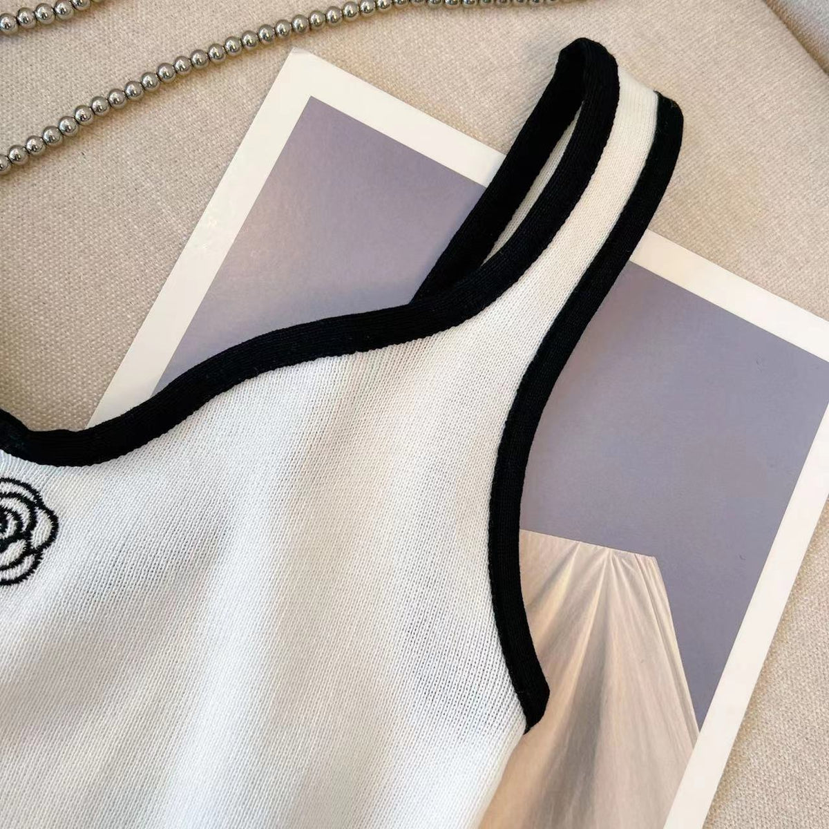 Camellia Knitted Camisole Top