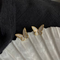 Vintage Butterfly Wings Stud Earrings