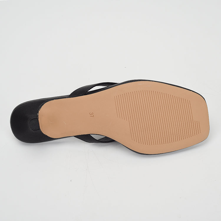Square Toe Flip-Flop Sandals