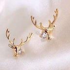 Cute Elk Ear Stud