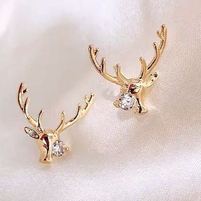 Cute Elk Ear Stud