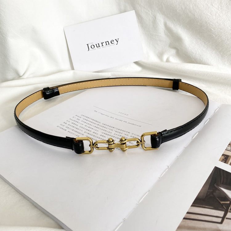Vintage Small Leather Belt