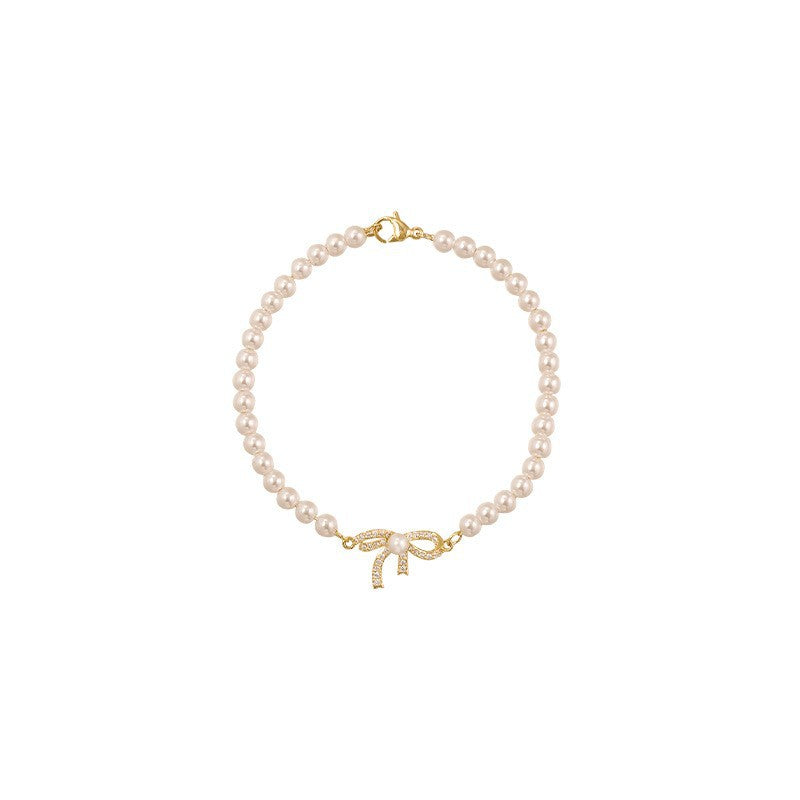 Pearl Bow Bracelet