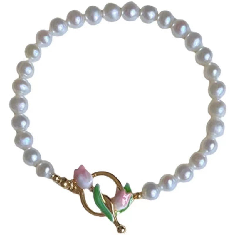 Tulip Pearl Bracelet