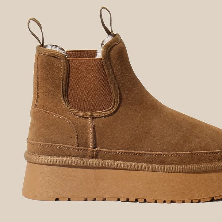 Vintage Padded Thickened Chelsea Boots