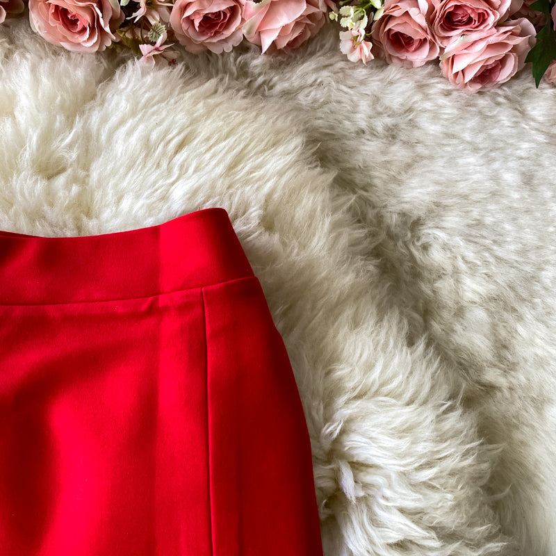 Solid Color OL Slim Fit dress