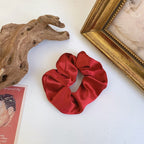 French Satin Large Hair Scrunchie