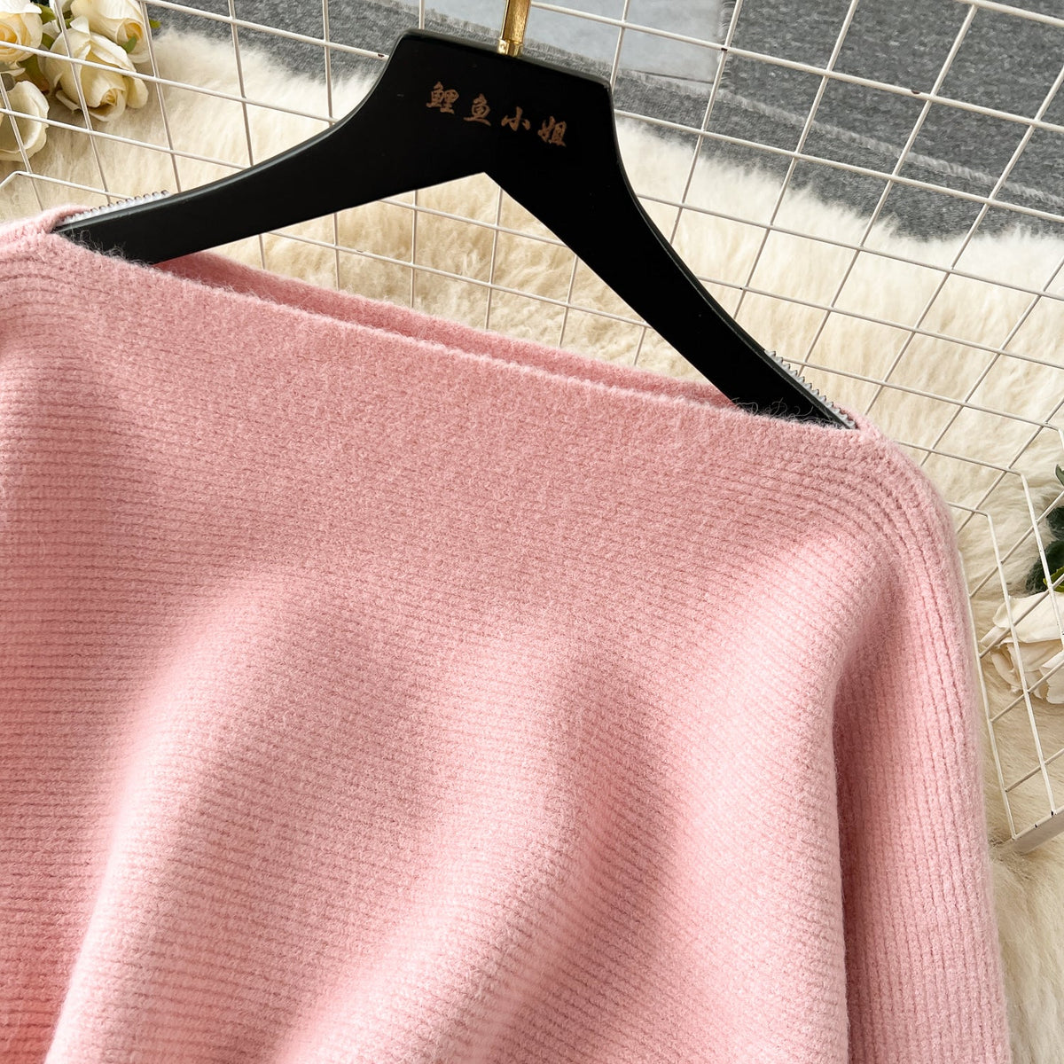 Loose Sweater&Slip Dress Knitted 2Pcs