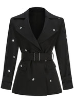 Kacia Long Sleeve Crystal Belt Mini Dress