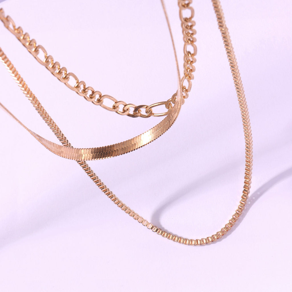 Punk Exaggerated Layered Alloy Necklace