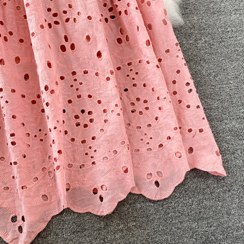 Cutout Lapel Dress