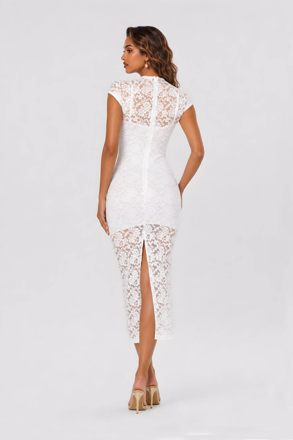 Sexy Slim Fit Floral Lace Dress
