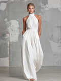 Bohemian Style Backless Jumpsuit