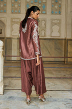 Unique Paisley Pattern V-Neck Loose Top
