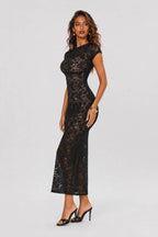 Sexy Slim Fit Floral Lace Dress