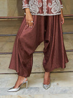 Unique Paisley Pattern V-Neck Loose Top