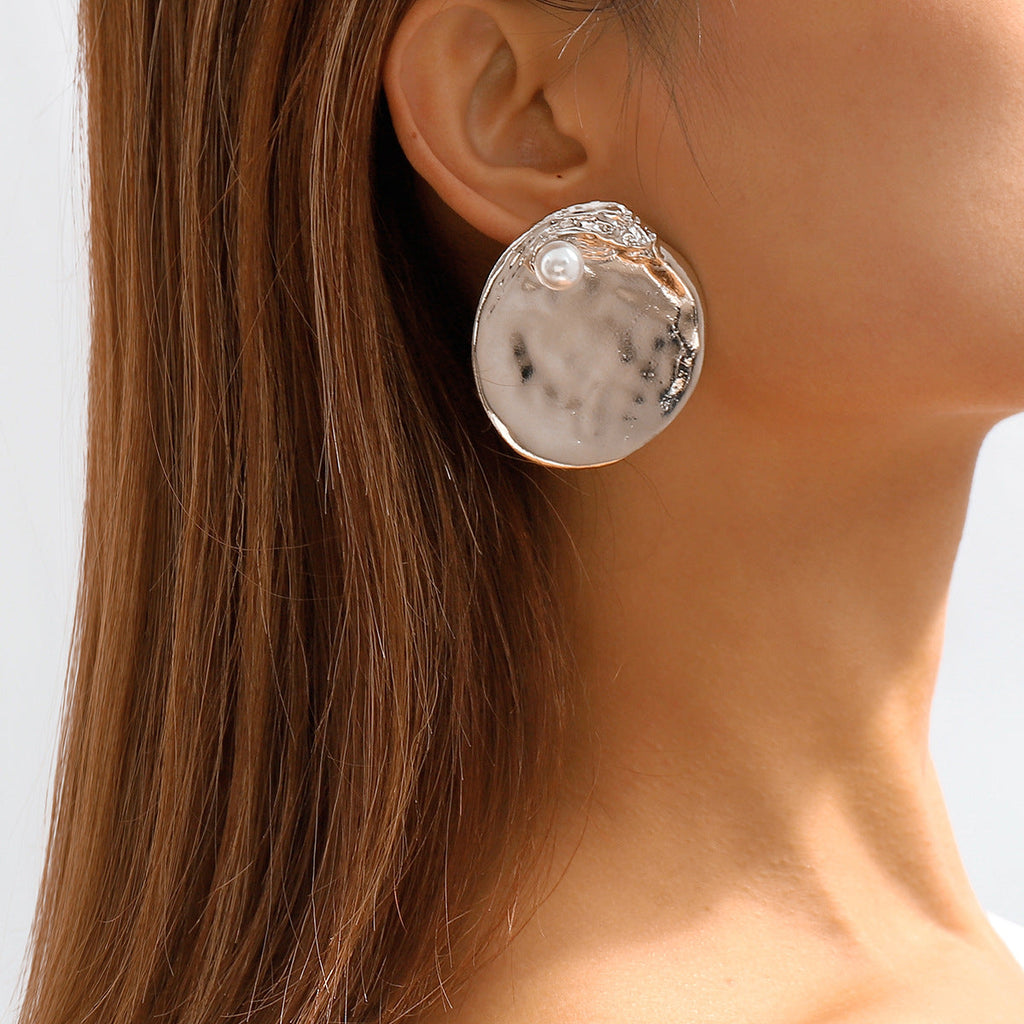 Metallic Velvet Necklace&Bracelet&Earrings