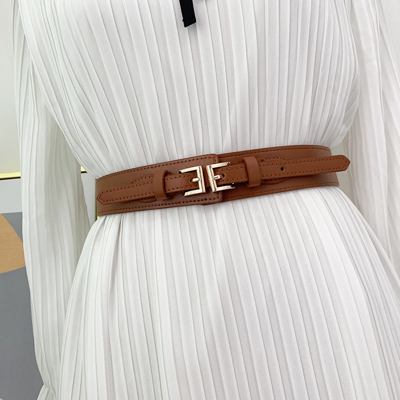 Copy of Pearly Elastic Belt With A Tight Buckle