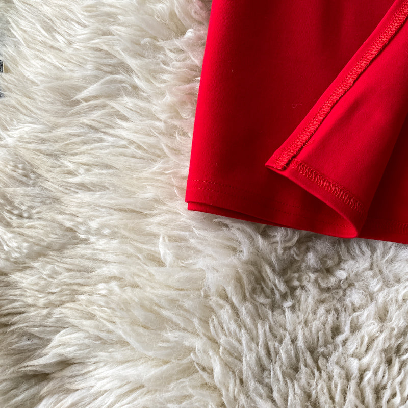 Solid Color OL Slim Fit dress