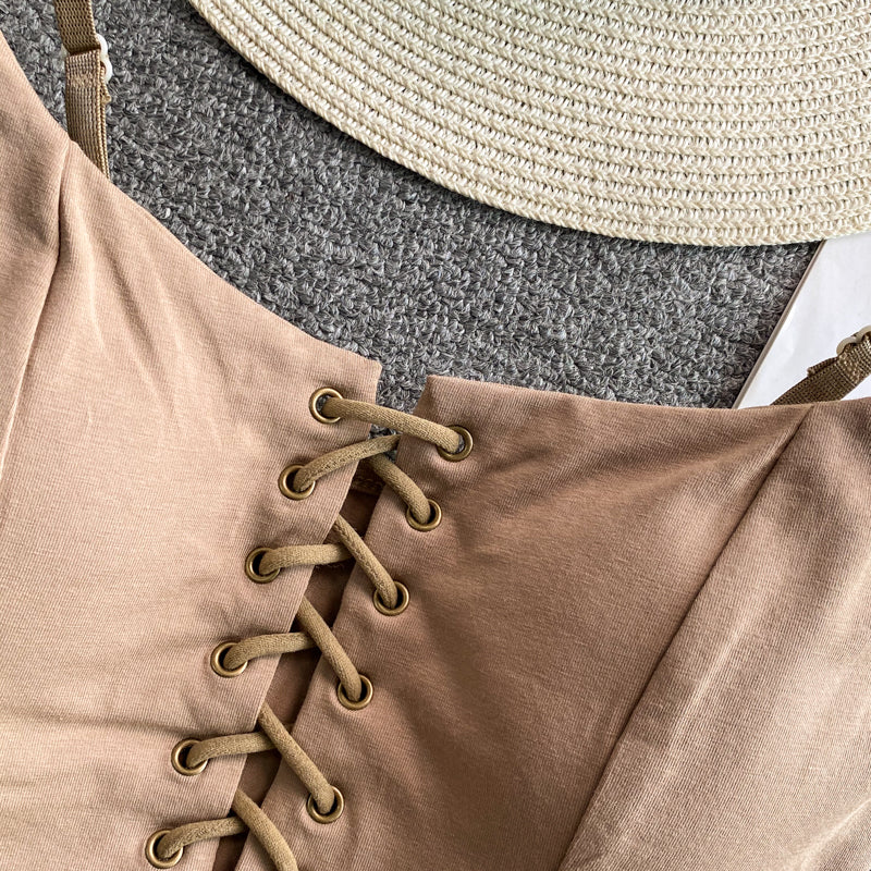 Chic Slim Fit Strappy Vest