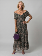 Calen | Off Shoulder Midi Dress