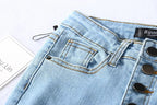 Four Button Pencil Pants