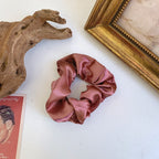 French Satin Large Hair Scrunchie