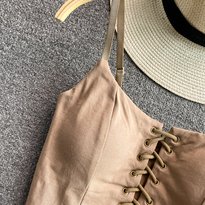Chic Slim Fit Strappy Vest