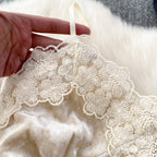 Lace Patchwork Suede Camisole