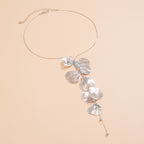 Niche Ginkgo Leaf Tassel Necklace