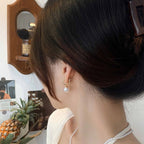 Vintage Pearl Pendant Earrings