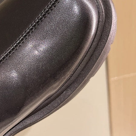 Niche Zipped Solid Color Knight Boots