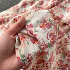 Vintage Short Sleeve Floral Dress