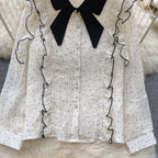 Sweetie Polka Dot Chiffon Blouse