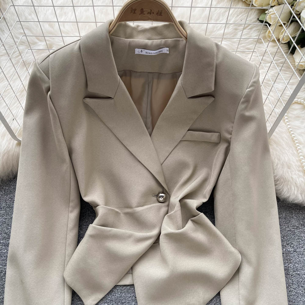 Irregular Design Lapel Suit Jacket